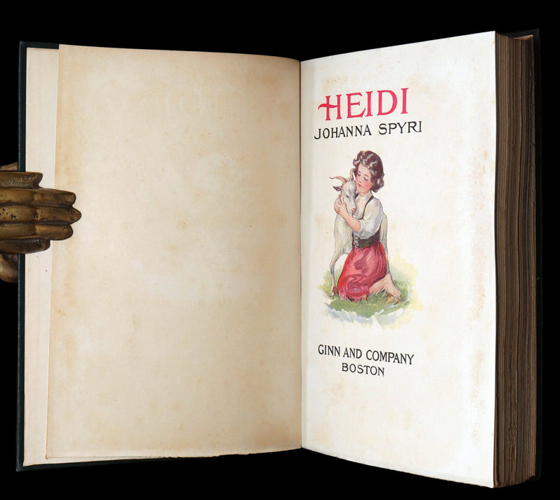 1900 Scarce Binding Variant - Heidi by Johanna Spyri, Colour Illustrated