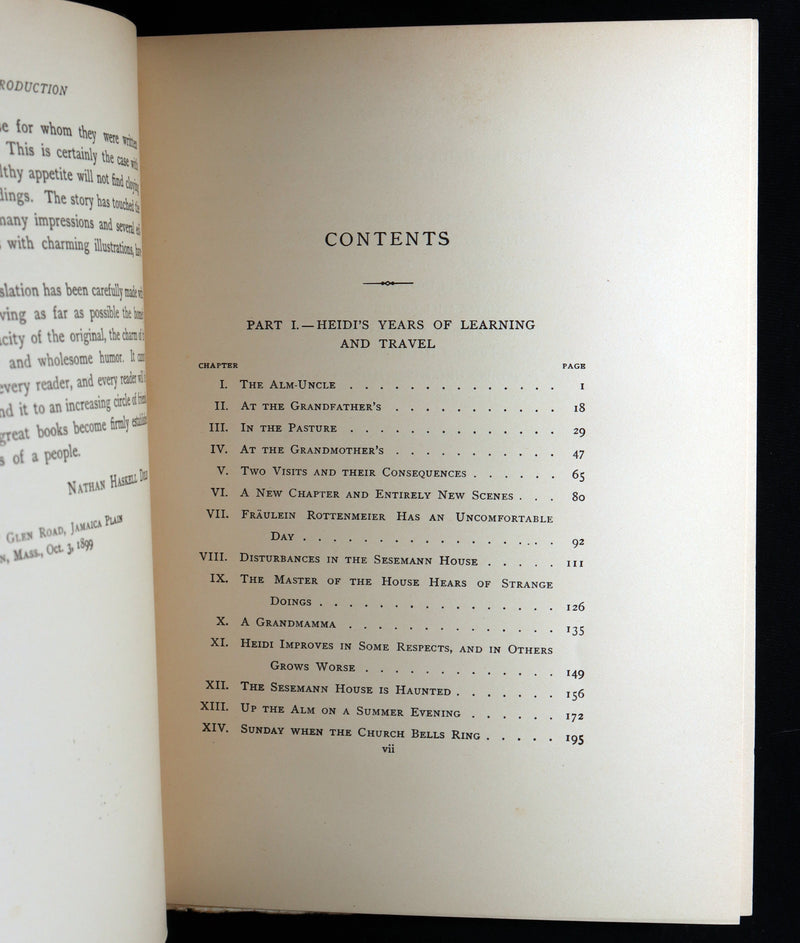 1900 Scarce Binding Variant - Heidi by Johanna Spyri, Colour Illustrated