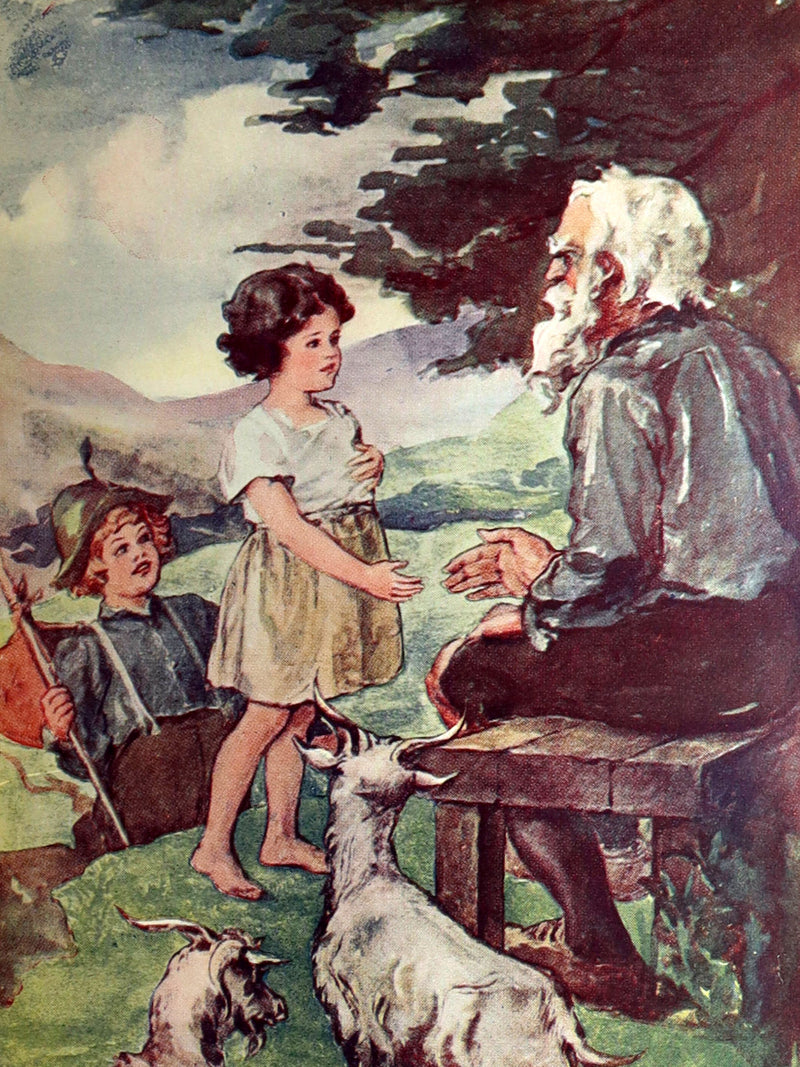 1900 Scarce Binding Variant - Heidi by Johanna Spyri, Colour Illustrated