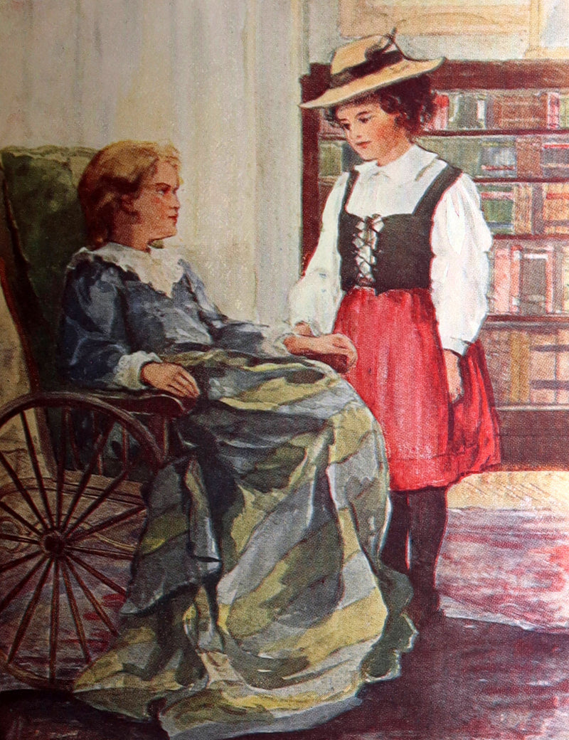 1900 Scarce Binding Variant - Heidi by Johanna Spyri, Colour Illustrated