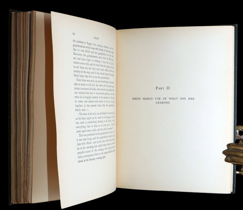 1900 Scarce Binding Variant - Heidi by Johanna Spyri, Colour Illustrated