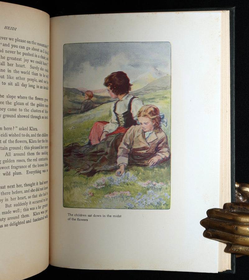 1900 Scarce Binding Variant - Heidi by Johanna Spyri, Colour Illustrated