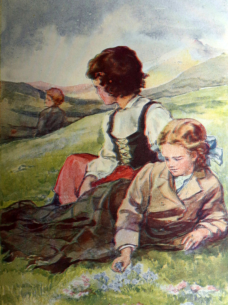1900 Scarce Binding Variant - Heidi by Johanna Spyri, Colour Illustrated
