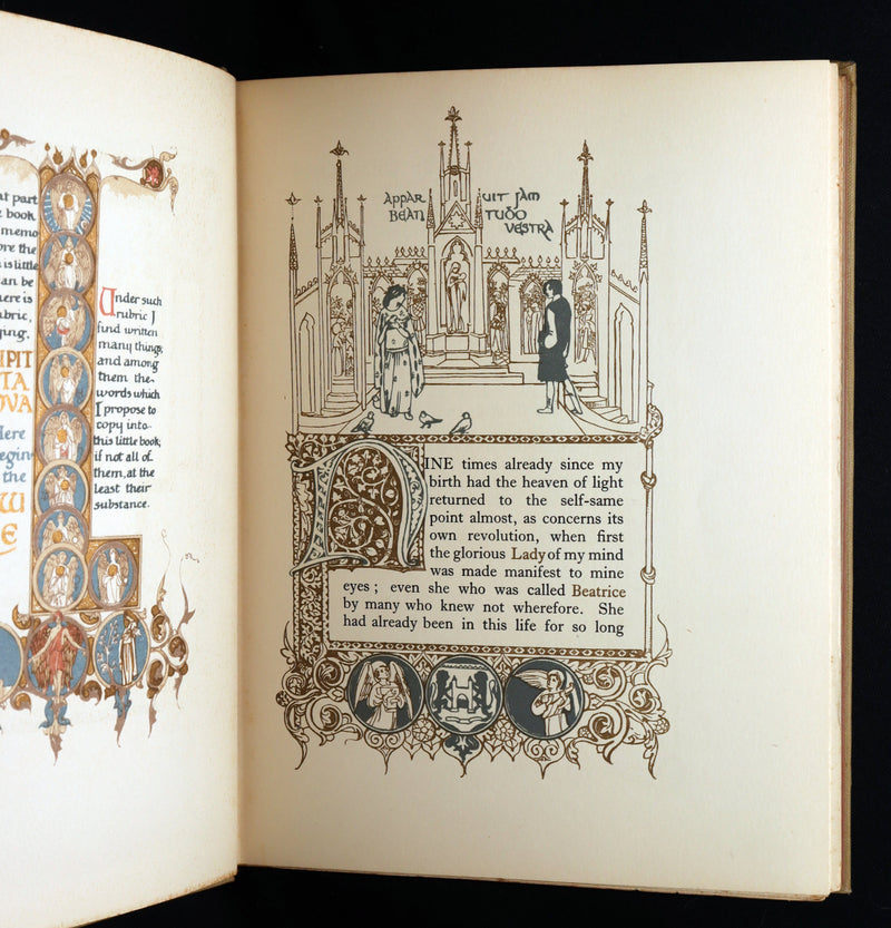 1916 Rare Book- La Vita Nuova, The New Life by Dante Illustrated by Evelyn Paul