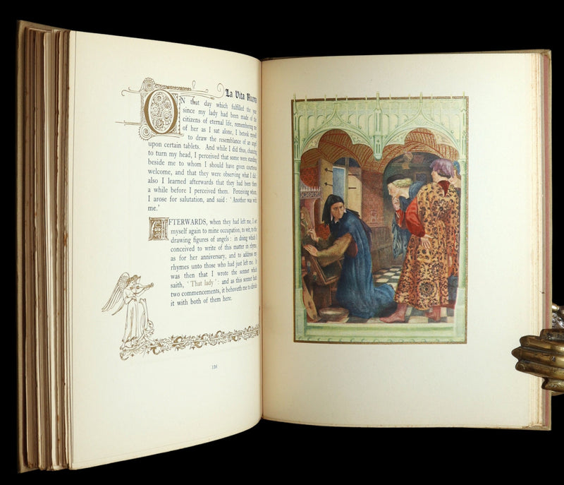 1916 Rare Book- La Vita Nuova, The New Life by Dante Illustrated by Evelyn Paul