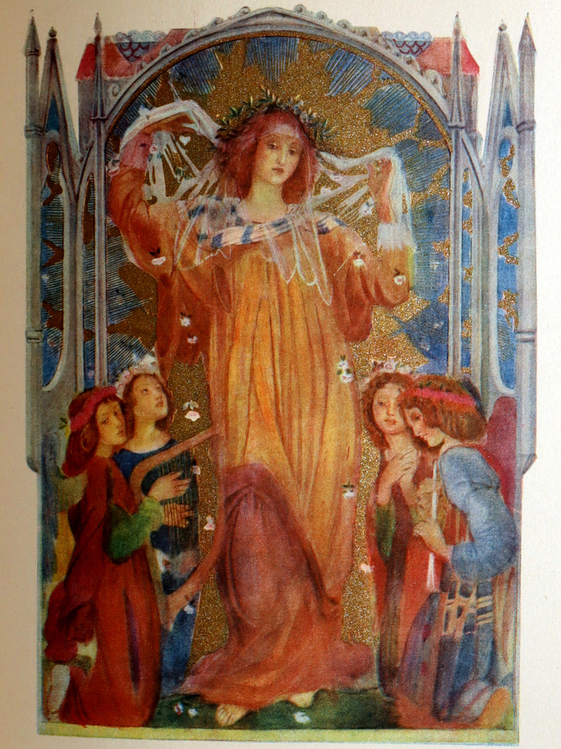 1916 Rare Book- La Vita Nuova, The New Life by Dante Illustrated by Evelyn Paul