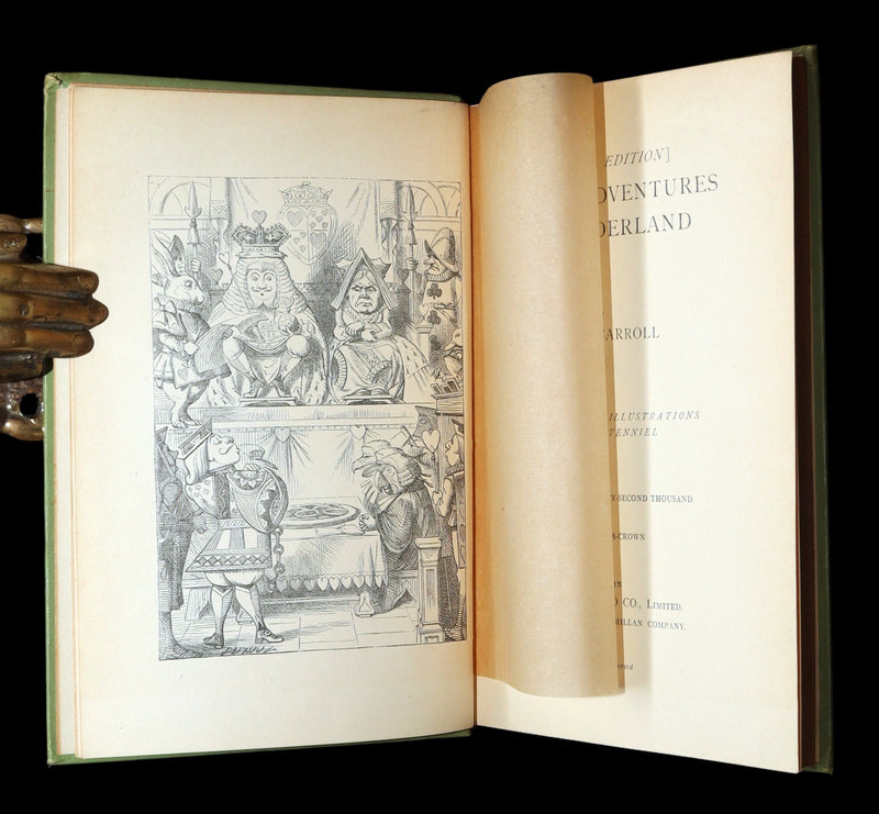 1905 Rare Book - Alice's Adventures in Wonderland by Lewis Carroll, illustrated