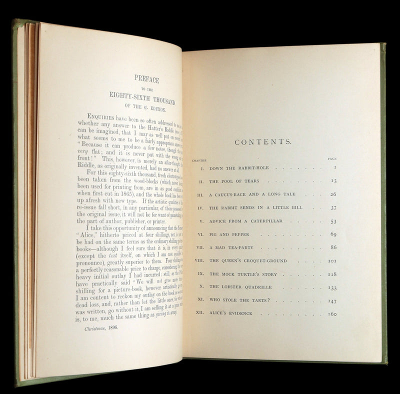 1905 Rare Book - Alice's Adventures in Wonderland by Lewis Carroll, illustrated