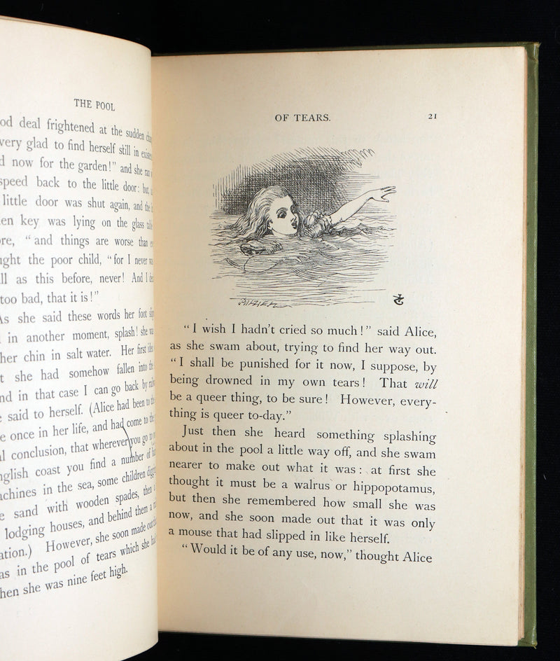 1905 Rare Book - Alice's Adventures in Wonderland by Lewis Carroll, illustrated