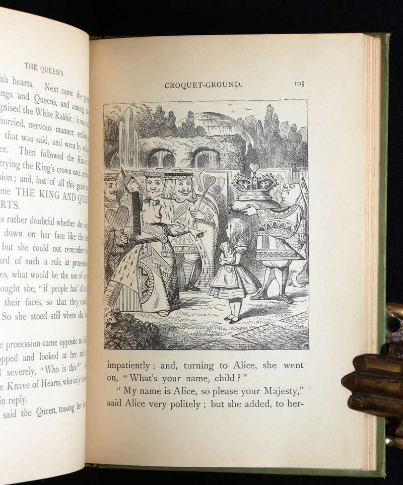 1905 Rare Book - Alice's Adventures in Wonderland by Lewis Carroll, illustrated