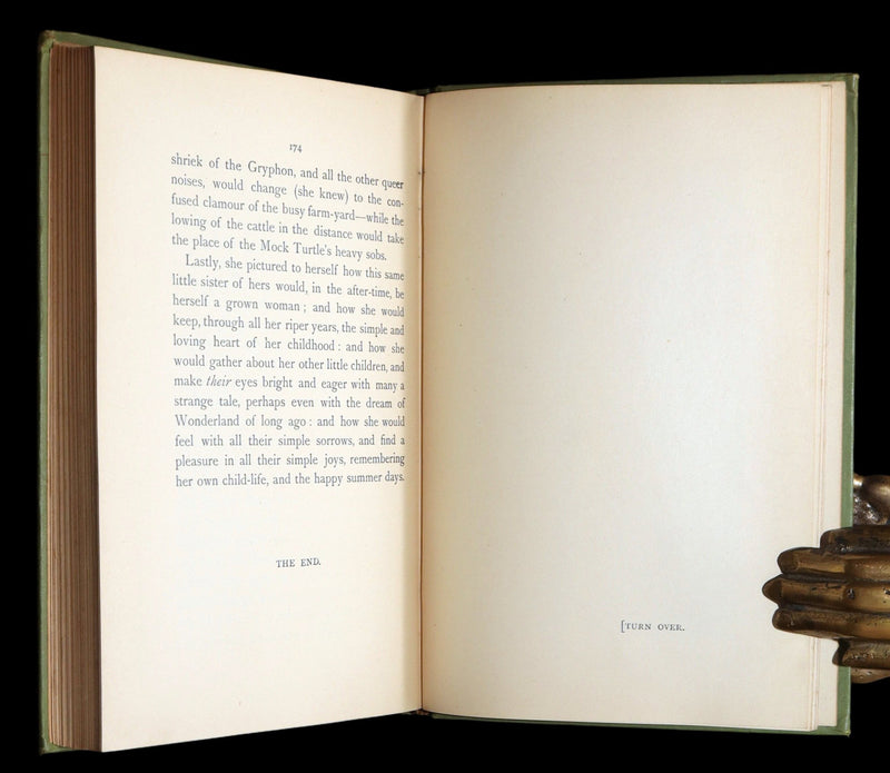 1905 Rare Book - Alice's Adventures in Wonderland by Lewis Carroll, illustrated