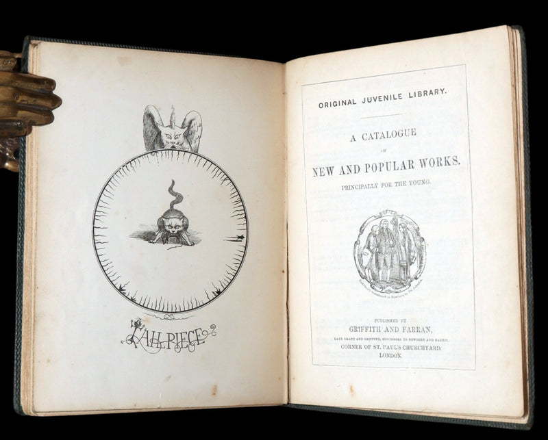 1860 Rare First Edition-The Nine Lives of a Cat, illustrated by Charles Bennett
