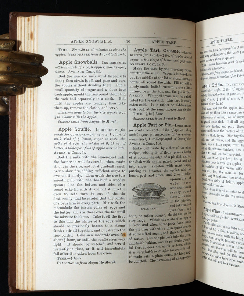 1890 Rare Book - Mrs. Isabella Beeton’s Every-Day Cookery, Illustrated in Colour
