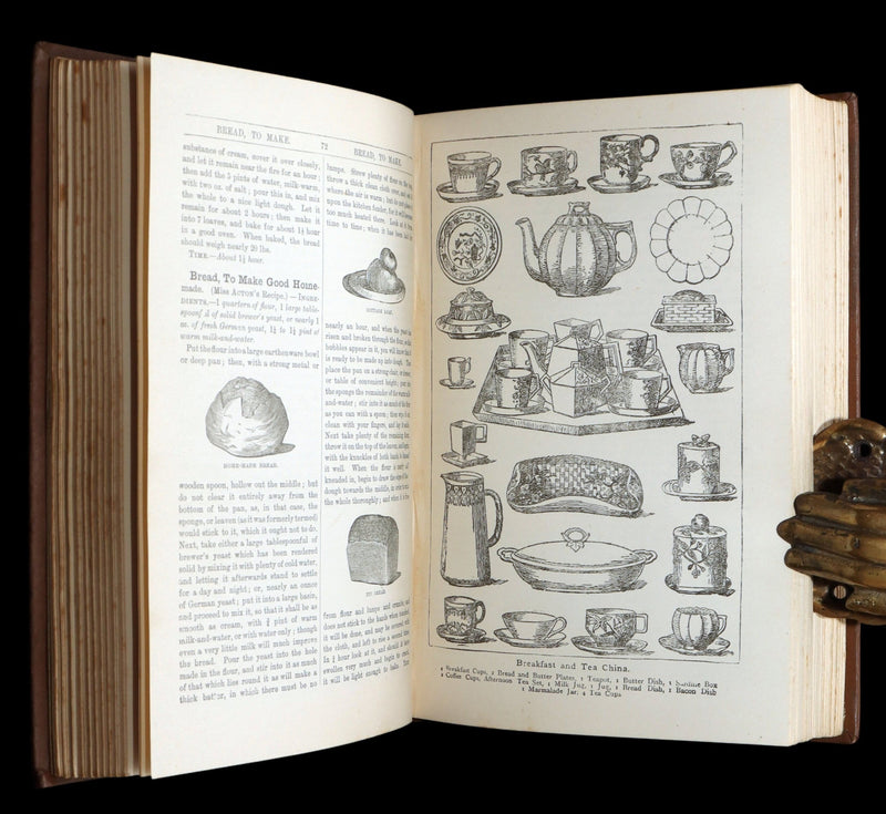1890 Rare Book - Mrs. Isabella Beeton’s Every-Day Cookery, Illustrated in Colour