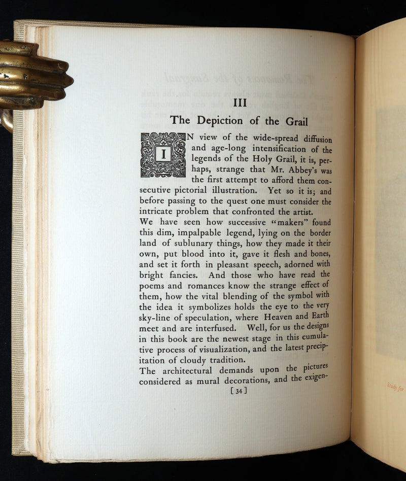1902 Rare Book - The Quest of the Holy Grail, A Paraphrase of the Holy Legends