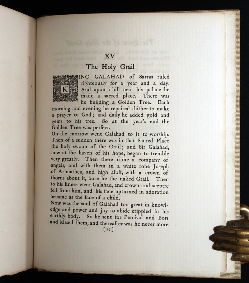 1902 Rare Book - The Quest of the Holy Grail, A Paraphrase of the Holy Legends