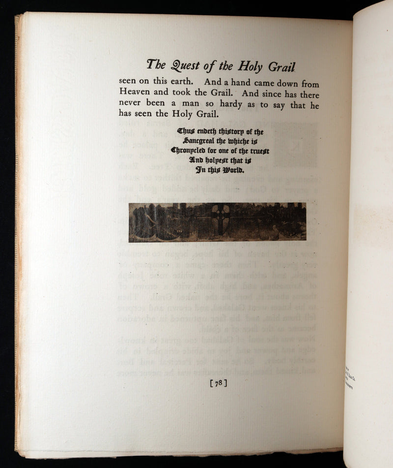 1902 Rare Book - The Quest of the Holy Grail, A Paraphrase of the Holy Legends