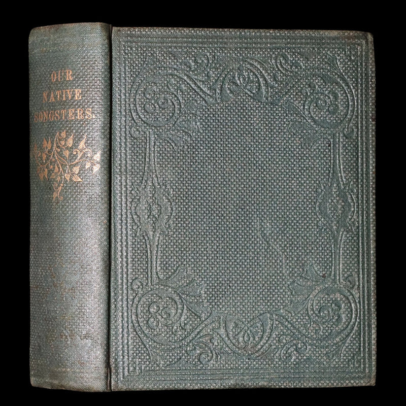 1857 Rare Ornithology Book ~ Our Native Songsters Illustrated by Anne Pratt