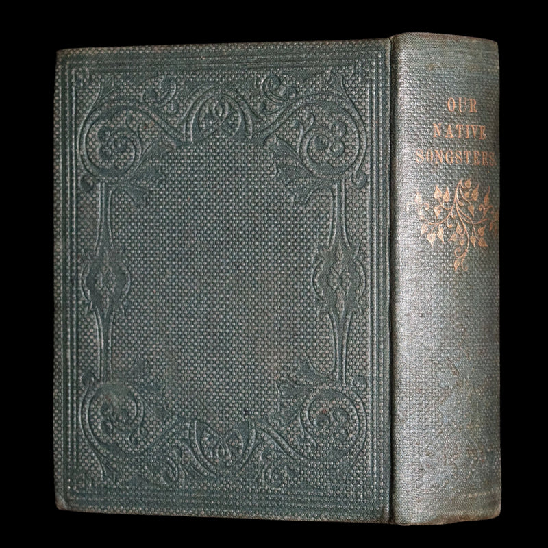 1857 Rare Ornithology Book ~ Our Native Songsters Illustrated by Anne Pratt