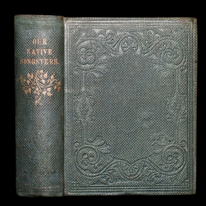 1857 Rare Ornithology Book ~ Our Native Songsters Illustrated by Anne Pratt