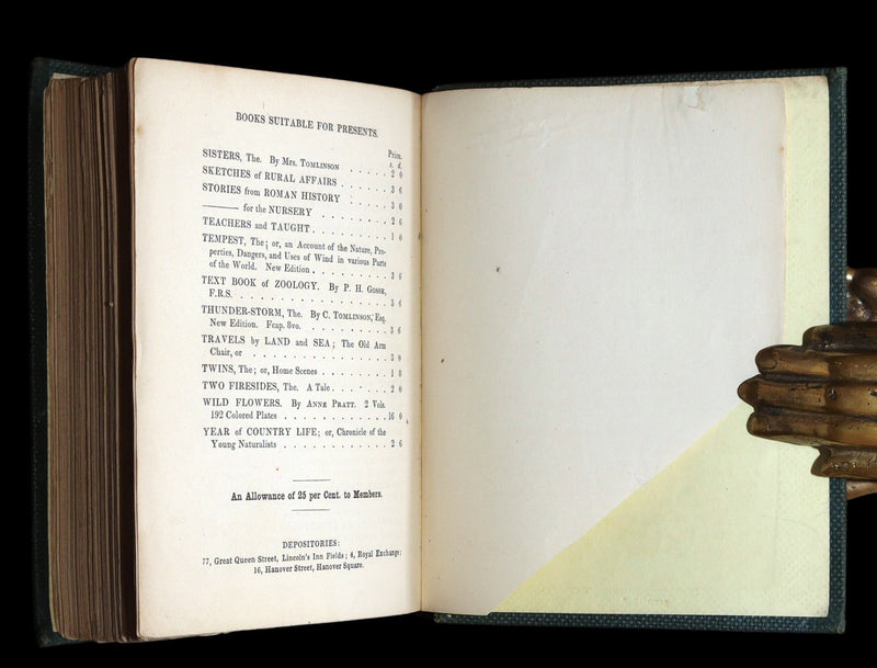 1857 Rare Ornithology Book ~ Our Native Songsters Illustrated by Anne Pratt