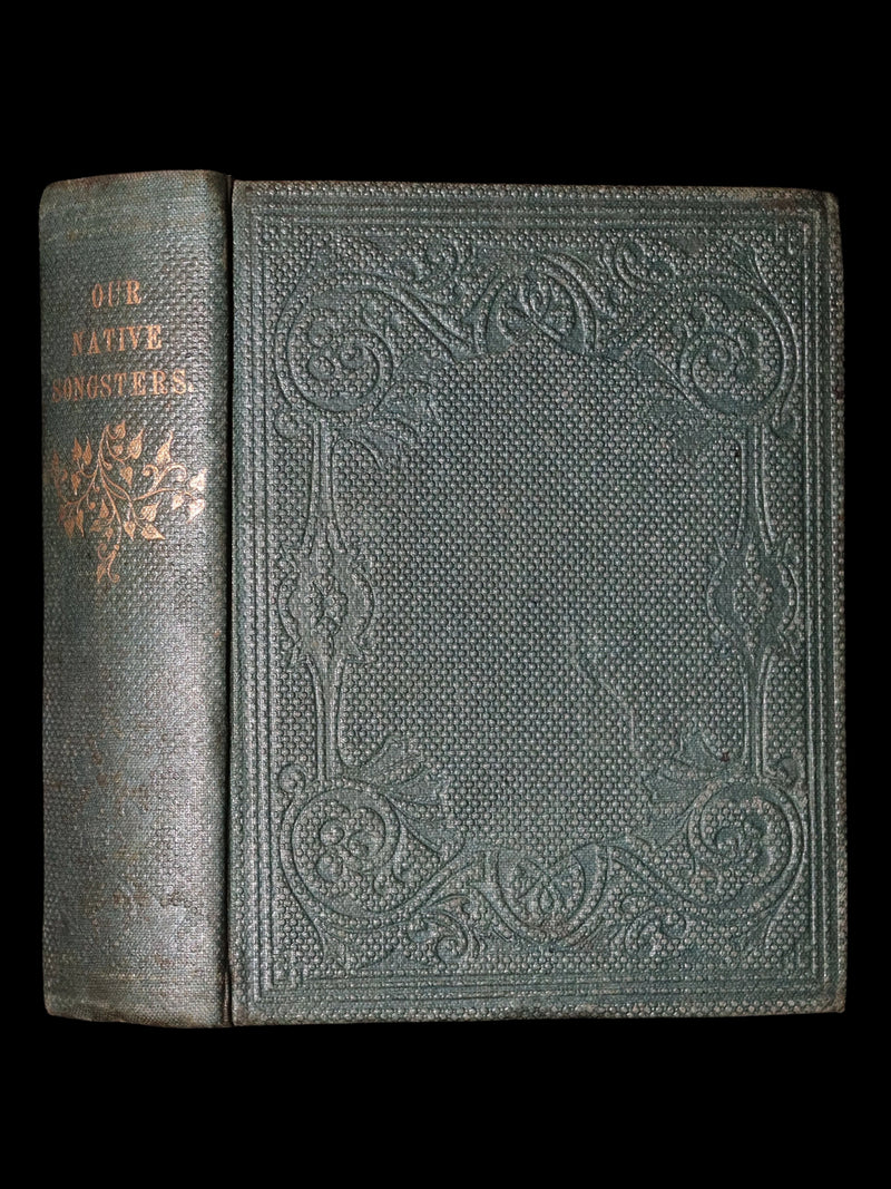 1857 Rare Ornithology Book ~ Our Native Songsters Illustrated by Anne Pratt