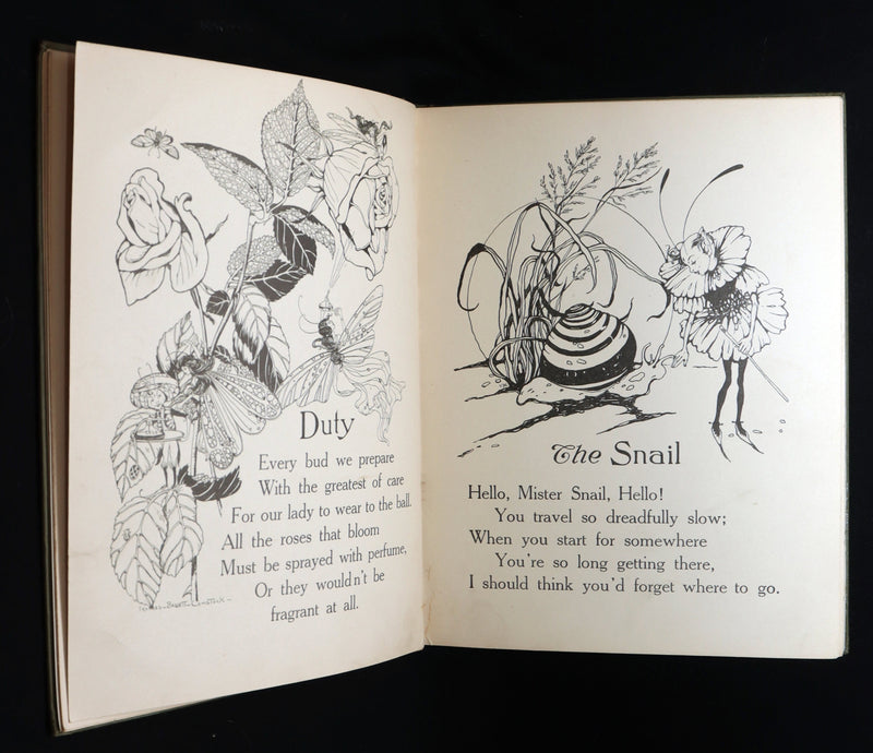 1915 Scarce Book - Fairy Frolics by Enos and Frances Comstock, Color Illustrated