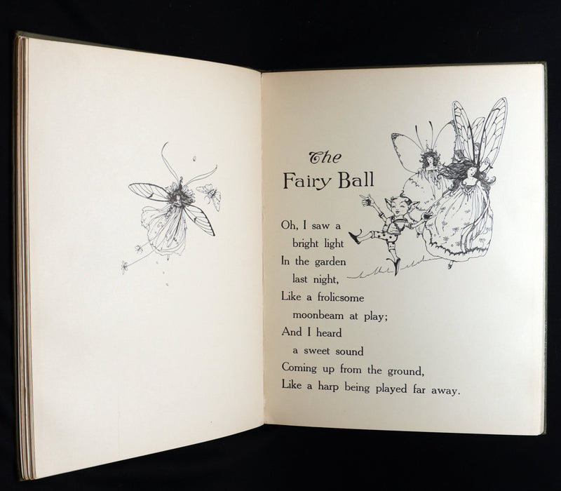 1915 Scarce Book - Fairy Frolics by Enos and Frances Comstock, Color Illustrated