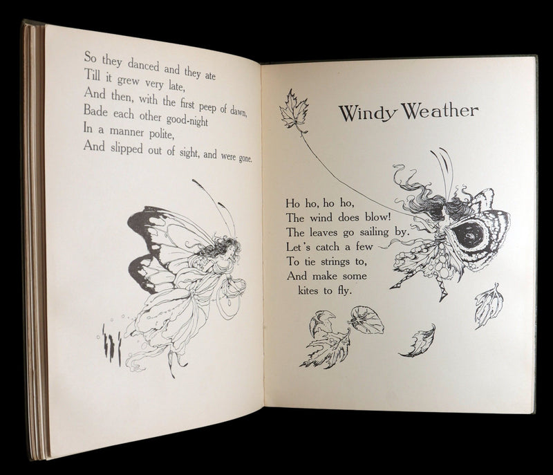 1915 Scarce Book - Fairy Frolics by Enos and Frances Comstock, Color Illustrated