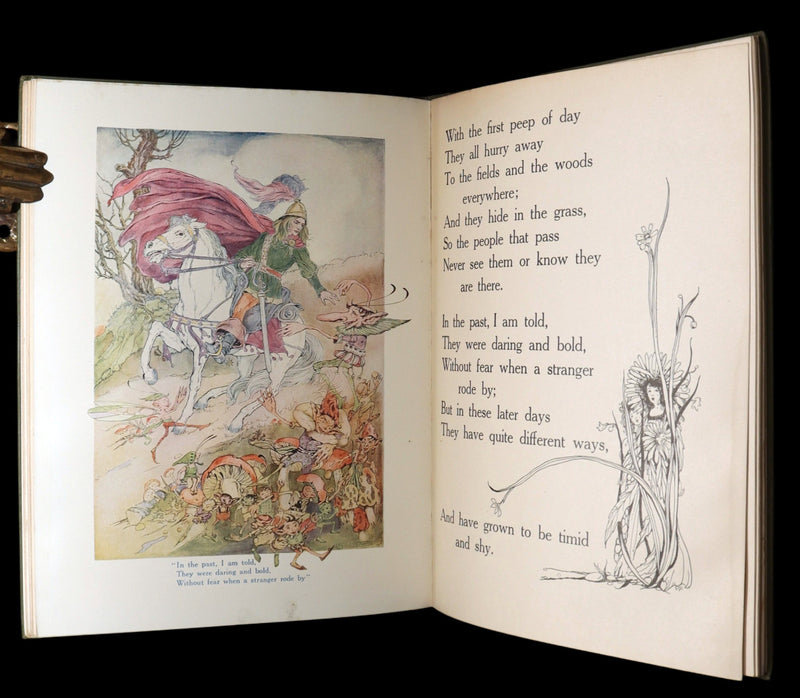 1915 Scarce Book - Fairy Frolics by Enos and Frances Comstock, Color Illustrated