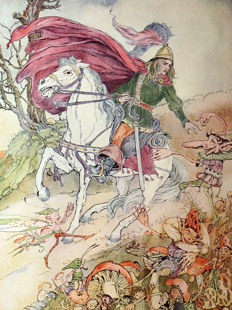 1915 Scarce Book - Fairy Frolics by Enos and Frances Comstock, Color Illustrated