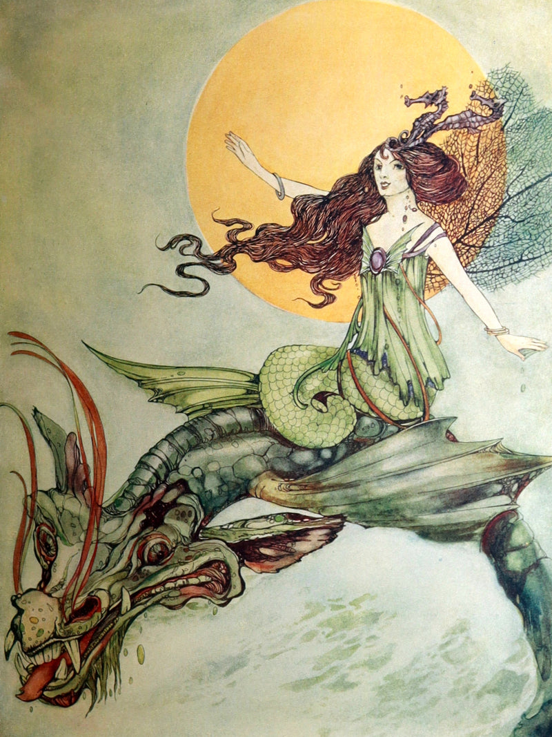 1915 Scarce Book - Fairy Frolics by Enos and Frances Comstock, Color Illustrated