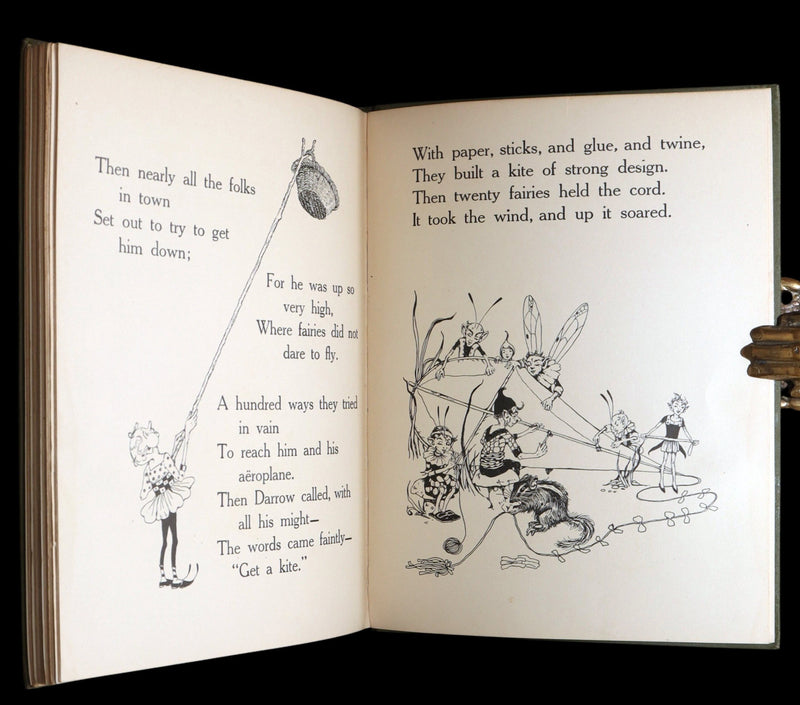 1915 Scarce Book - Fairy Frolics by Enos and Frances Comstock, Color Illustrated