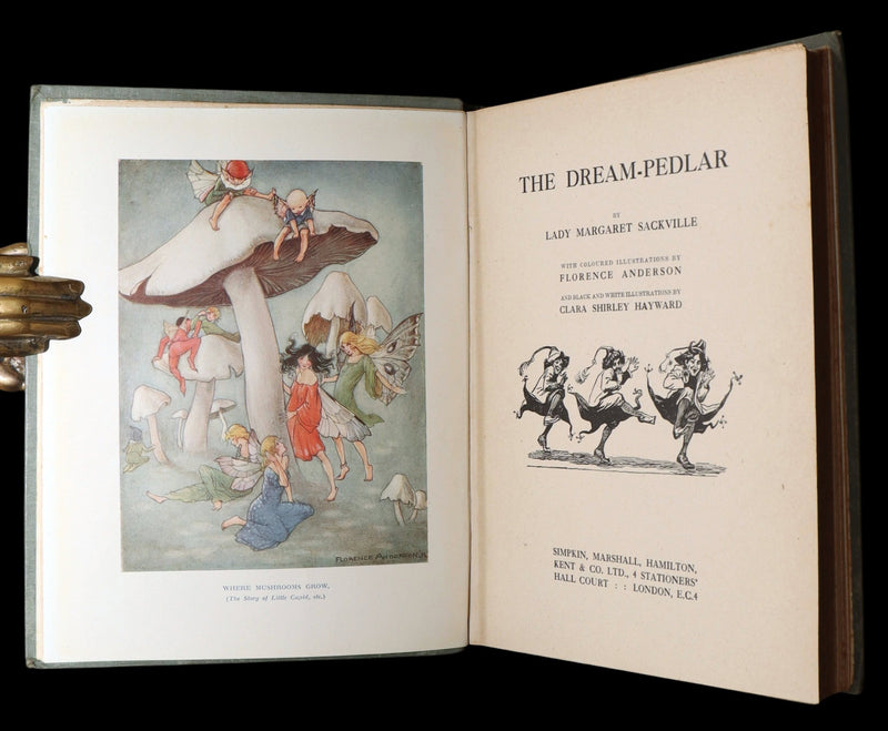 1920 Rare Book - The Dream-Pedlar, Illustrated in Color by Florence Anderson