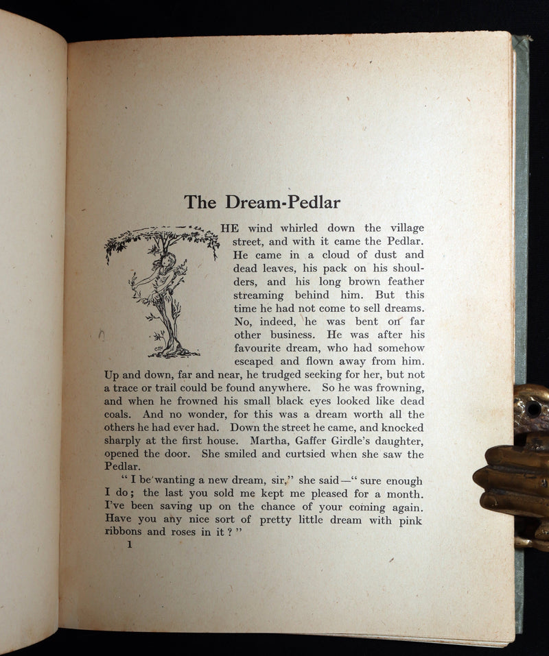1920 Rare Book - The Dream-Pedlar, Illustrated in Color by Florence Anderson