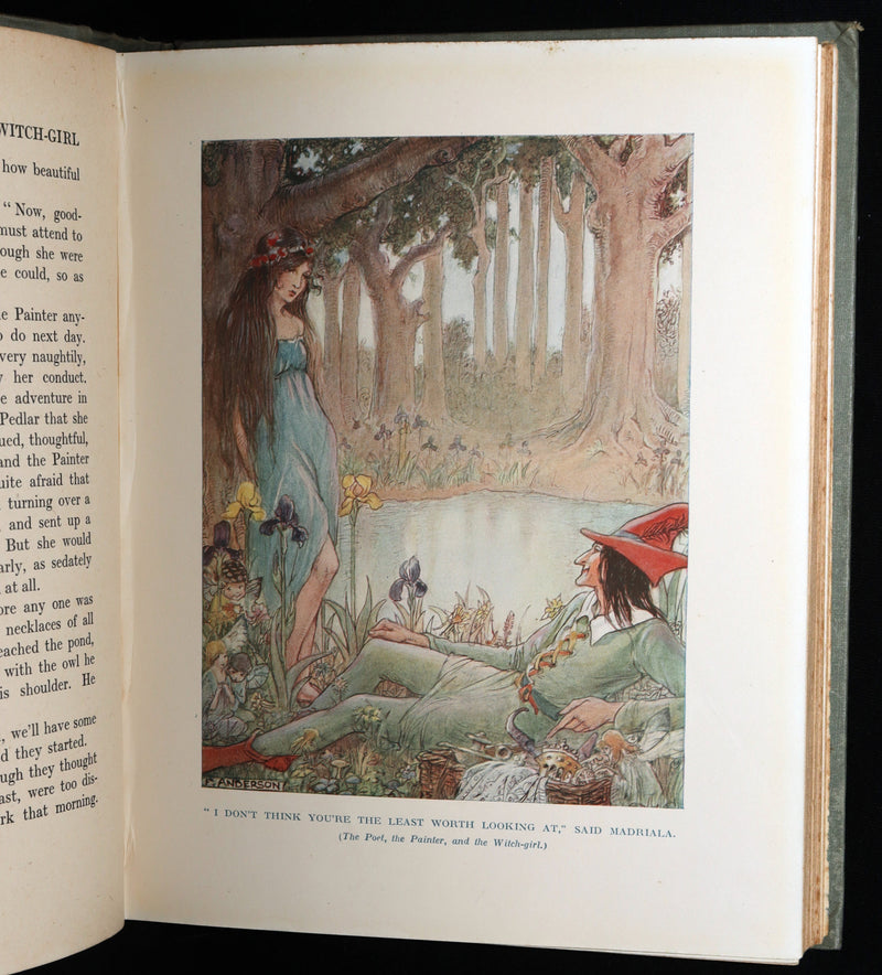 1920 Rare Book - The Dream-Pedlar, Illustrated in Color by Florence Anderson