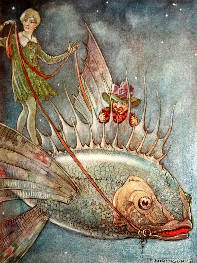 1920 Rare Book - The Dream-Pedlar, Illustrated in Color by Florence Anderson