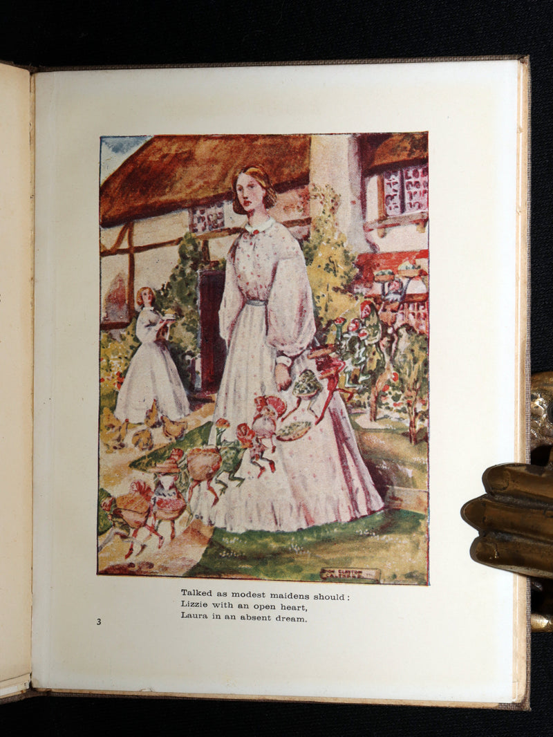 1905 Scarce Book - Goblin Market by C. Rossetti Illustrated by Dion C. Calthrop