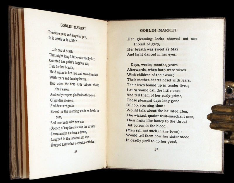 1905 Scarce Book - Goblin Market by C. Rossetti Illustrated by Dion C. Calthrop