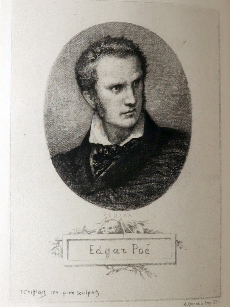 1884 French Set Fine Mosaic Binding - Edgar Allan Poe, Histoires Extraordinaires