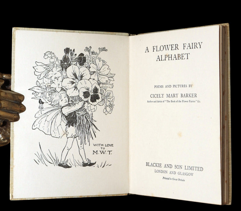 1934 Rare First Edition - A Flower Fairy Alphabet by Cicely Mary Barker