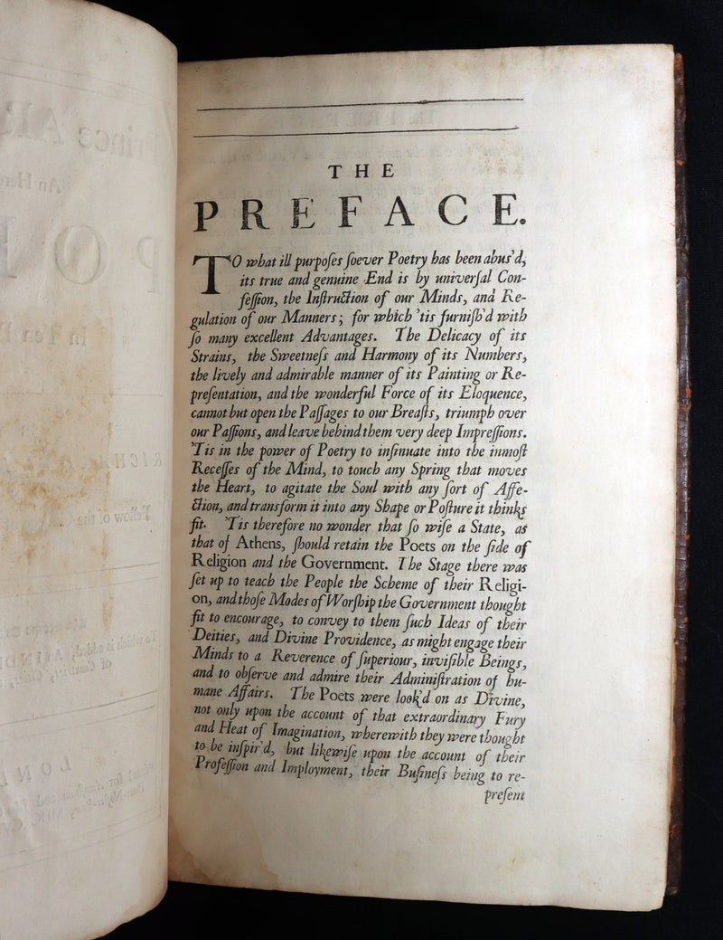 1695 Rare Book - Prince Arthur,  An Heroick Poem by Sir Richard Blackmore