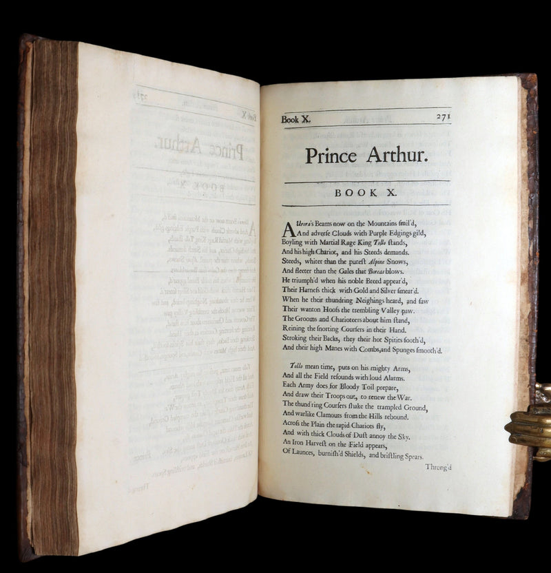 1695 Rare Book - Prince Arthur,  An Heroick Poem by Sir Richard Blackmore