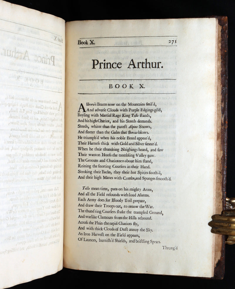 1695 Rare Book - Prince Arthur,  An Heroick Poem by Sir Richard Blackmore