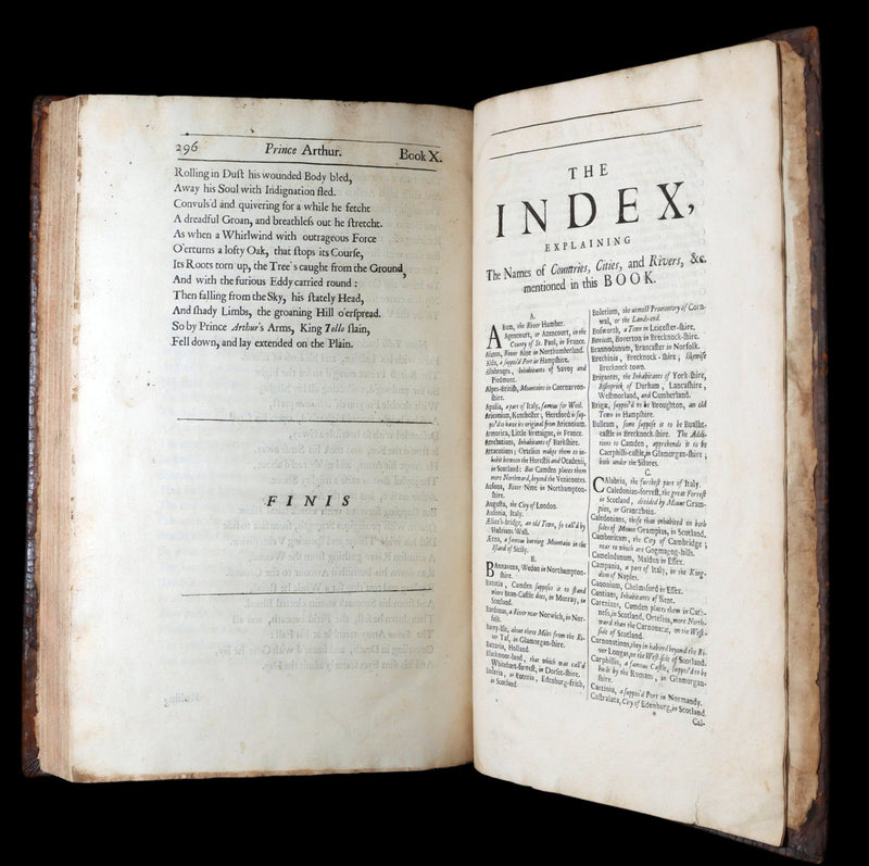 1695 Rare Book - Prince Arthur,  An Heroick Poem by Sir Richard Blackmore