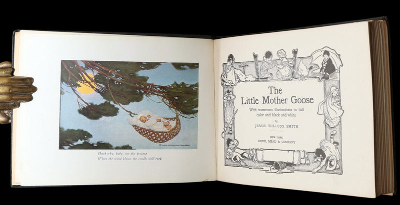 1918 Rare Book - The Little Mother Goose Illustrated by Jessie Willcox Smith