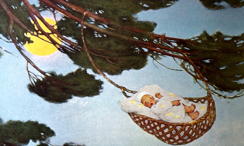 1918 Rare Book - The Little Mother Goose Illustrated by Jessie Willcox Smith