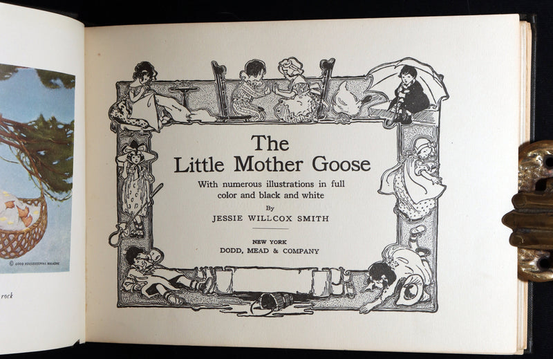 1918 Rare Book - The Little Mother Goose Illustrated by Jessie Willcox Smith