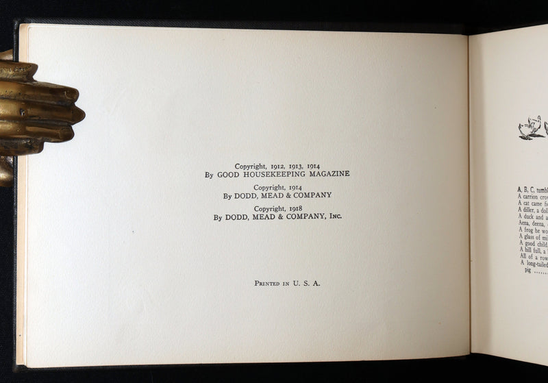 1918 Rare Book - The Little Mother Goose Illustrated by Jessie Willcox Smith
