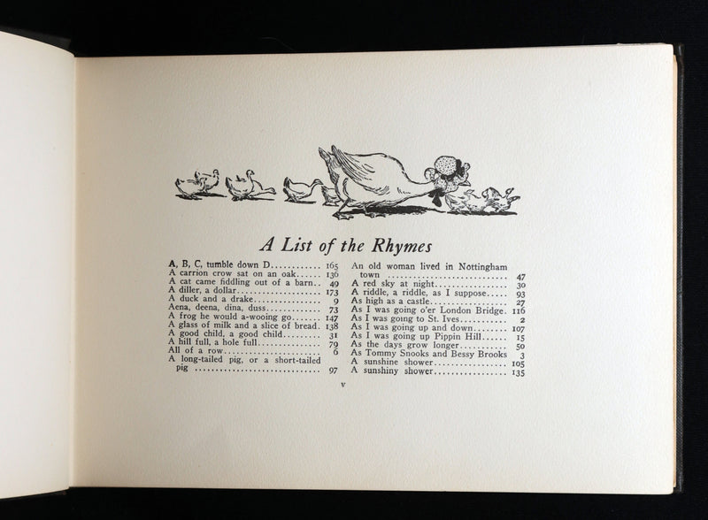 1918 Rare Book - The Little Mother Goose Illustrated by Jessie Willcox Smith